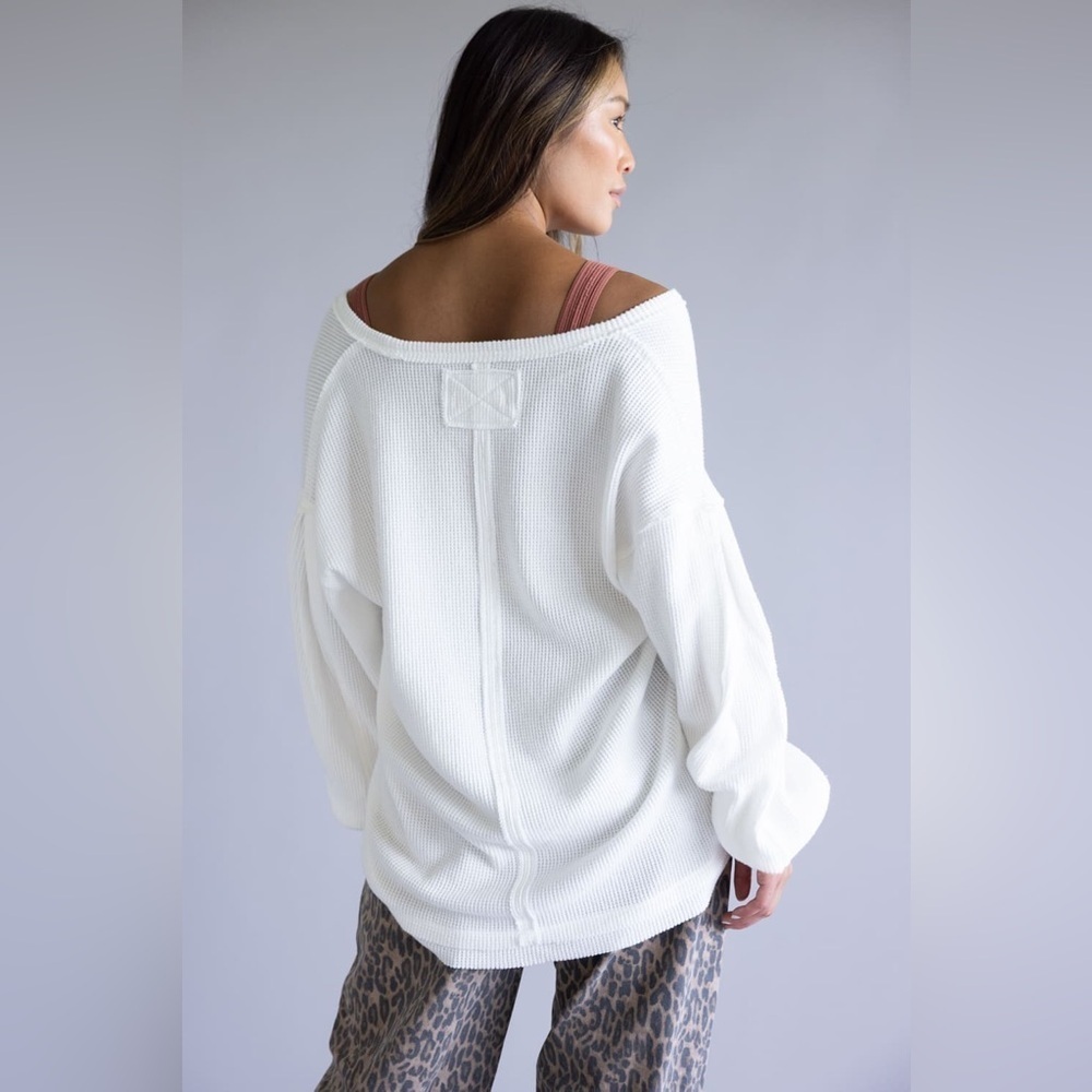 We The Free White Sweater